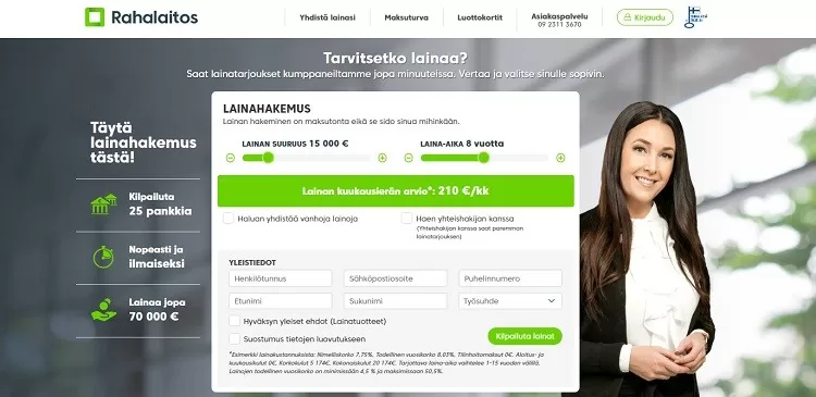 Hae lainaa Rahalaitokselta