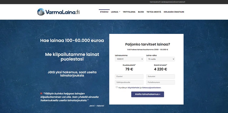 VarmaLaina.fi lainojen yhdistäminen